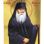 Άγιος Άνθιμος ο εν Χίο σε Ίσιο ξύλο με όψη Στιλβωτού