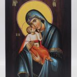 Βυζαντινή Παναγία σε ξύλο MDF
